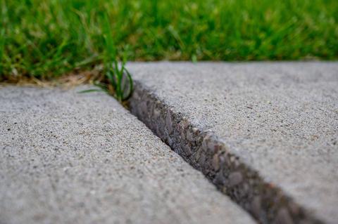 sinking and uneven concrete