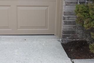 Concrete slab after Leveling/Lifting