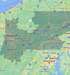 Baker's Waterproofing Service Areas
