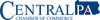 Logo of Central PA Chamber of Commerce with stylized text and a map outline of Pennsylvania.