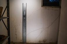 Channel Anchors within basement wall
