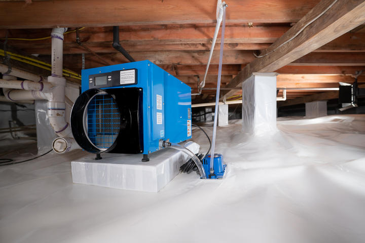 crawl space dehumidifier
