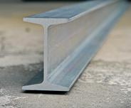 Steel wall brace beam ready for installation