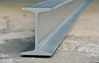 Steel wall brace beam ready for installation