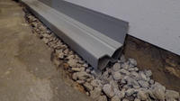 Aqua stop drainage system being installed
