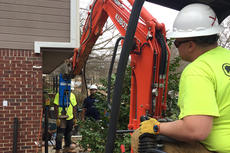 AFS employees working in the field