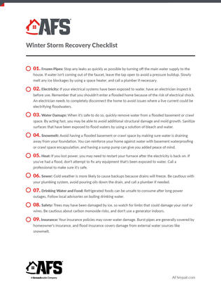 post snowmelt flood checklist preview