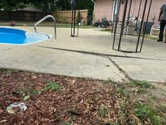 uneven pool deck