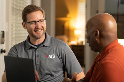 AFS CFI meeting with homeowner