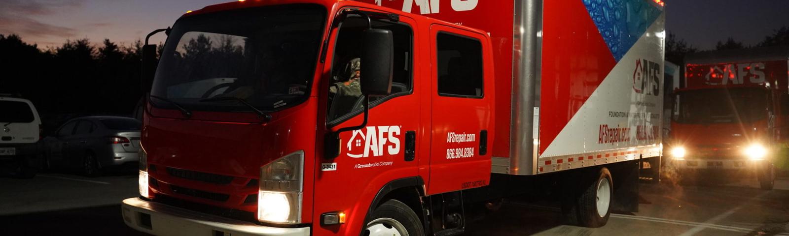 AFS Truck in parking lot
