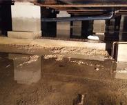 water in crawl space