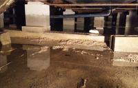 water in crawl space