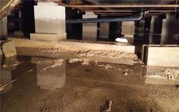 water in crawl space