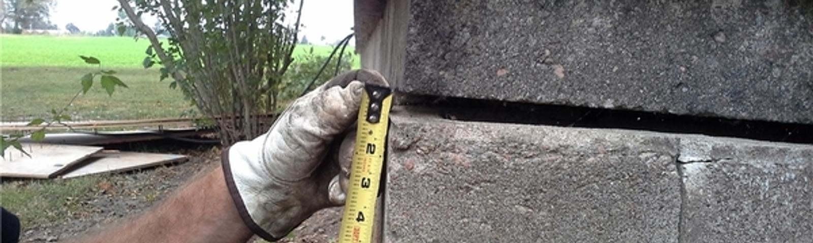 CFI Inspecting Exterior separation in bricks