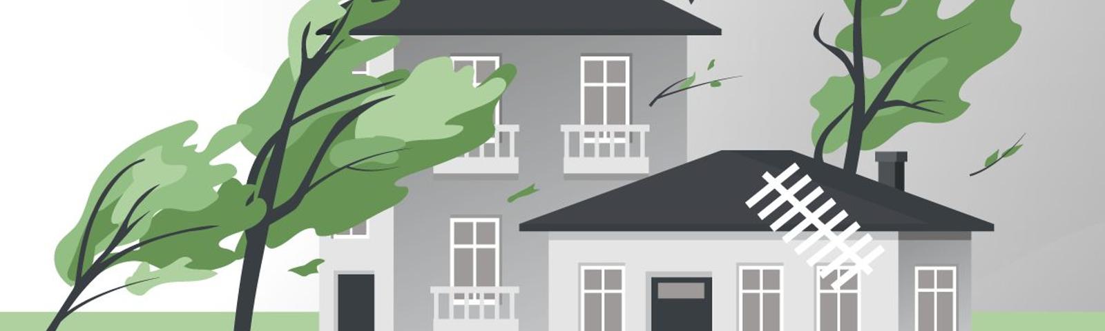 illustration how to prepare for windstorms