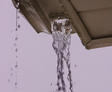 Gutter missing downspouts