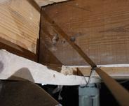 Compromised floor joist