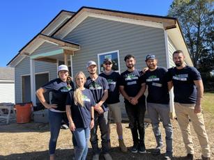 AFS Foundation & Waterproofing Specialists volunteering during Habitat for Humanity Event