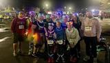 AFS team participating in the Downtown Rescue Mission’s Glow Run 5K Fundraiser