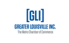 Logo of Greater Louisville Inc., The Metro Chamber of Commerce, featuring blue text on a white background, akin to the precision and reliability offered by foundation specialists.
