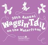 Waggin Tail on the Waterfront shirt logo