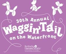 Waggin Tail on the Waterfront shirt logo