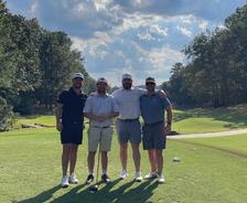 Four AFS team members at annual Birmingham Association of Realtors sponsorship golf tournament