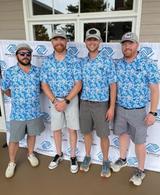 Four AFS team members at Mayor's Cup Golf Tournament sponsorship event supporting Boys & Girls Clubs of South Alabama