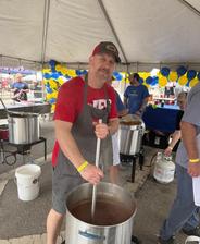 AFS employee at the 2026 Mobile Chili Cookoff