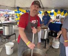 AFS employee at the 2026 Mobile Chili Cookoff