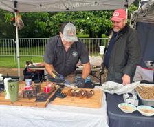 AFS Mobile employees participate in the Fairhope Rotary Steak Cookoff