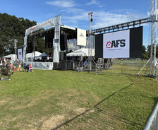 stage at Peach Jam Jubilee Clanton