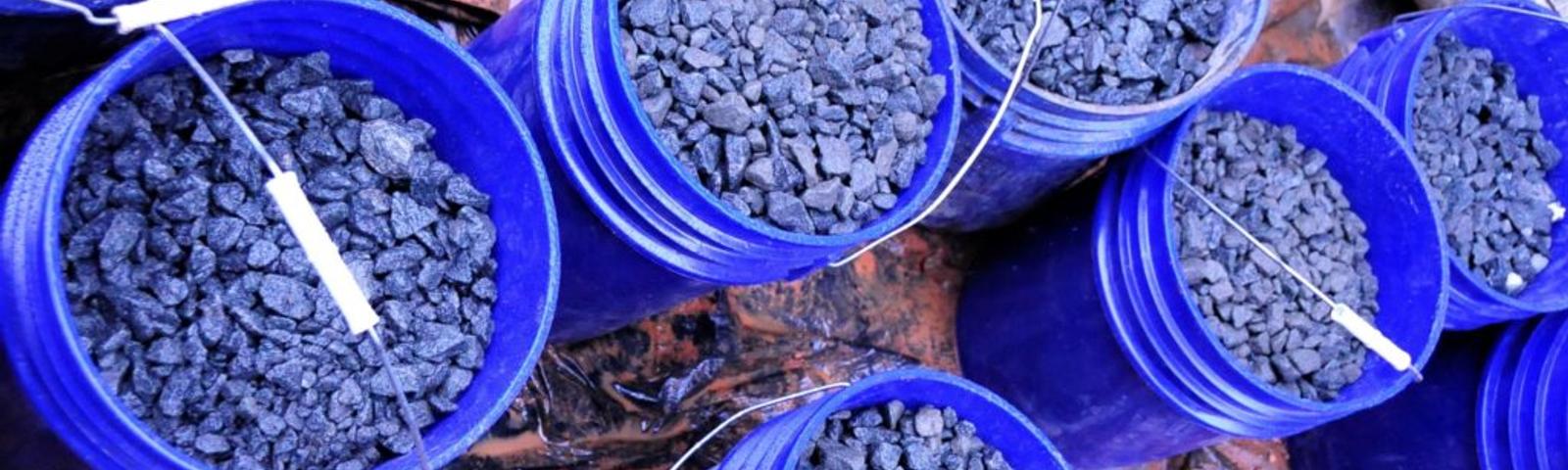 Large gravel buckets