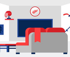 Best Team Themed Basements Detroit Featured Image