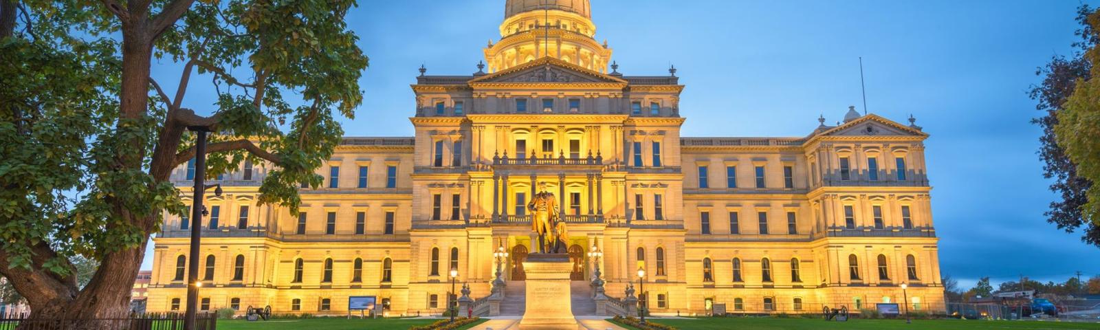 Lansing Michigan City Shot