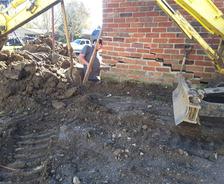 FSM crew member working at job site.
