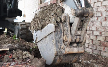 Bobcat and fill soil