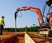 Commercial Foundation Repair: Helical Pier Installation