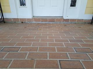 Concrete patio before concrete lifting.