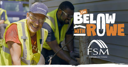 Go Below with Rowe Banner Image with FSM branding