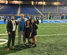 Foundation Systems of Michigan teammates at the Light the Way Gala at Ford Field
