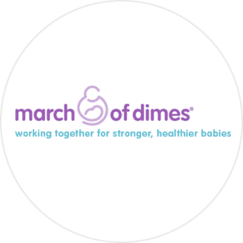 March of Dimes logo.
