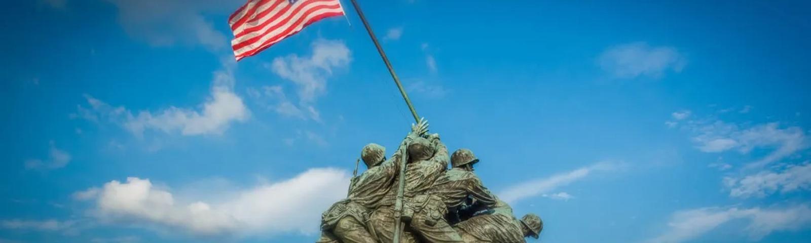 The Statue of Iwo Jima in Washington, DC