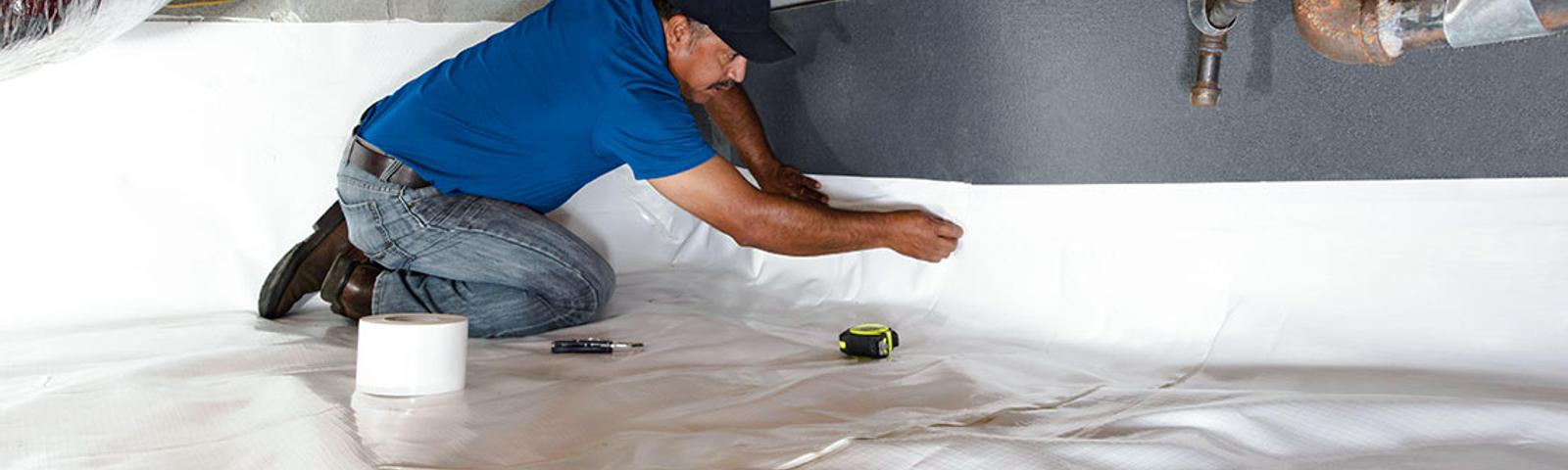 crawl space encapsulation installation