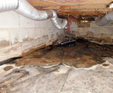 standing water in crawl space