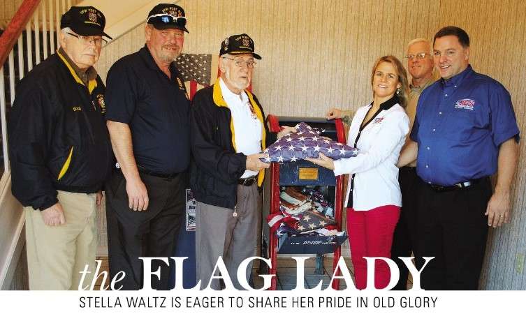 Stella Waltz, The Flag Lady.