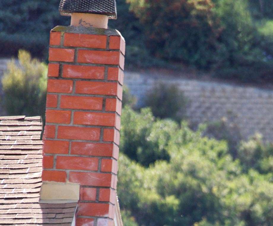 Leaning-brick-chimney
