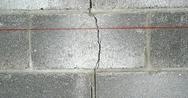 basement wall crack
