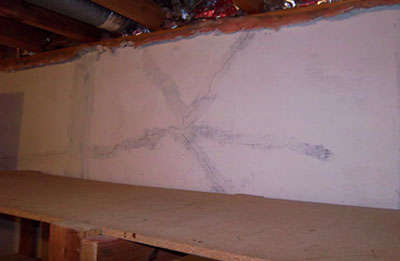 Basement Wall Crack Repair