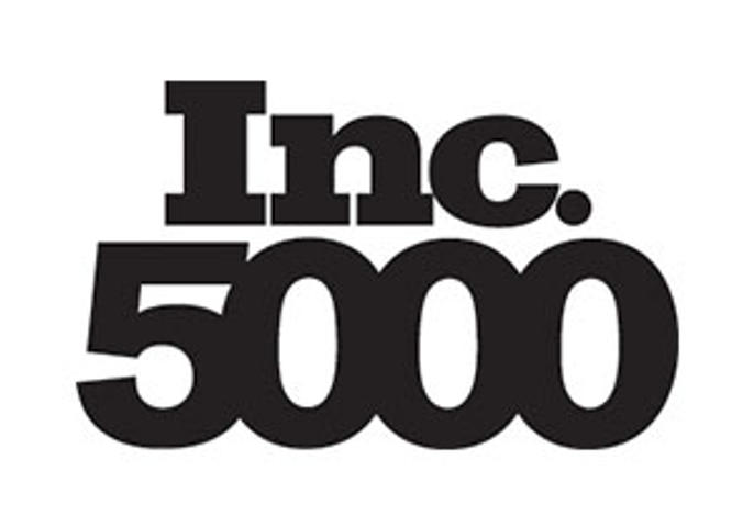 Black text reading "Inc. 5000" on a white background, celebrating JES Foundation Repair being named to the Inc. 5000 list of fastest-growing companies in the nation.
